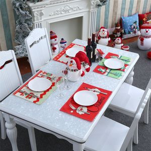 Cozy Christmas Home Decoration Supplies Restaurant Hotel Table Mat Tablecloth Family Party Decorations