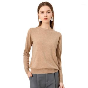 Maglioni da donna Donna Lavorato a maglia Cashmere Inverno O Collo Manica lunga Donna Pullover di lana Femminile Elegante Autunno Caldo Vestiti per ragazze 2021