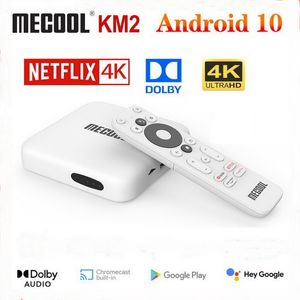 Mecool KM2 Google Certified 4K TV Box Android 10.0 Media Player Android10 ATV BT 2T2R WIFI Dolby Audio Prime Video