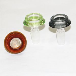 New design hookahs mobius glass bowl 14mm male joint glass smoking bowls 18mm size smoke accessories wholesale