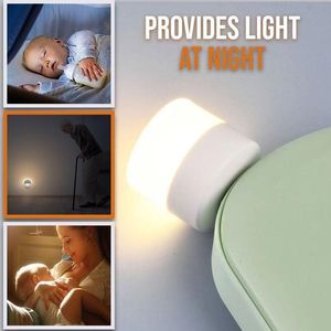 Nattljus 4 st Portable Mini USB LED Litet ljus för hushållens tillbehör