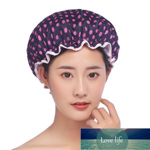 防水高品質シャワーキャップ大人のシャワー入浴バスヘッドヘアカバー女性のためのサロ用品