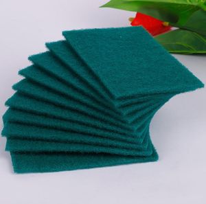 Koyu Yeşil Dayanıklı Ağır Hizmet Pedi Genel Amaçlı Fırçalama Sünger Scouring Scratch Olmayan Pot Scrubber Temizleme SN2646