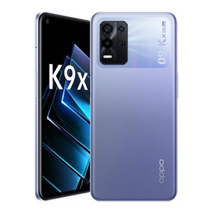 Orijinal Oppo K9X 5G Cep Telefonu 8 GB RAM 128 GB 256 GB ROM Octa Çekirdek MTK Boyutu 810 Android 6.49 inç LCD Tam Ekran 64.0MP OTG 5000 mAh Parmak İzi ID Akıllı Cep Telefonu