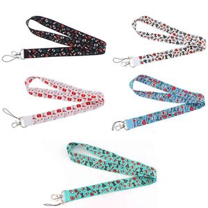 10pcs/lot J2815 Cartoon Medicine for Neck Strap Lanyard Card Keychain Holder Hang Rope Doctor Nurse Accessories