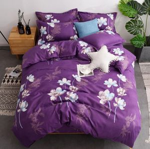 Violet Purple Bed Cover ( Without Pillowcase ) Lovers Modern 1pc Duvet Cover Adult Child Bed Sheets Comforter Bedding Bed F0308 210420