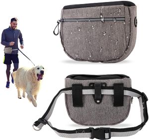 20 sztuk cm Dog Treat Training Training Waistbag Auto Zamknięcie Przenośne Psy Chodzące Torby z Regulowany Pas Bag Poop Dozownik sposoby na noszenie