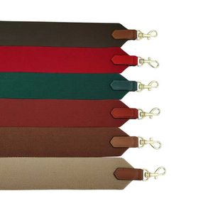Accessori per parti di borse Cintura di ricambio fai-da-te Cintura per accessori in tela larga da donna Manico in tinta unita Cinture da 100 cm Cinghie rosse