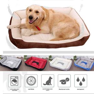 Bone Pet Bed Кровать Теплая постельное белье для маленькой средней большой собаки мягкие собаки моющийся дом кошка щенок хлопчатобумажный питомник стирает 210924