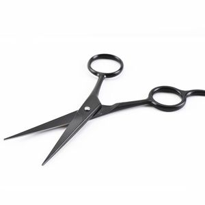 Nożyczki do włosów Profesjonalne 4 '' Black Small Makeup Cut Nos Drimmer Shears Nożyce do cięcia brwi Fryzjer Fryzjer