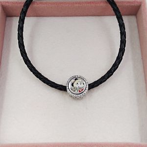 925 Sterling Silber Schmuckherstellungsset Pandora Disny Mini und Miky Park Urlaub Charm Perlenketten Set Armreif Boho Armbänder für Frauen DIY Halskette Box Europa-Stil