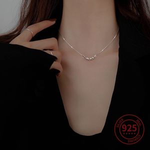 Mulheres S925 Pingente Colar Sterling Prata Collar Mulheres Jóias Acessórios de festa