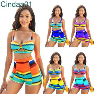 Summer Women Designer Swimwear Sports Bra Shorts Trunks Two Piece Brand Tracksuits Slim Sexy Quick Dry Beachwear Bikini Set Clothes