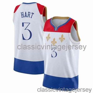 Josh Hart #3 75. Yıldönümü Swingman Jersey Dikişli Erkek Kadınlar Gençlik XS-6XL Basketbol Formaları