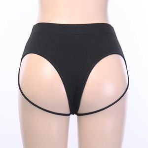 Women Sexy Buttocks Solid Color Hollow High Waist Slim Corset Shaping Bottoms Shorts Costume Stage Wear Apparel Women's