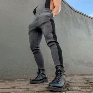 Men's Pants Incerun Mens Fashionable MANEVELESS Jumpsuits Zipper Up Casual Loose-Fitting Color Sumpsuit Long Tamaño 2021