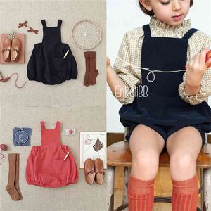 Toddler Girl Bloomers Soor Ploom Kids Overall Spring Summer Children European and American Stylish Clothing 210619