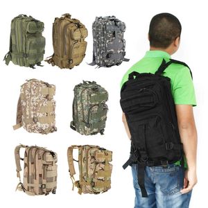 Outdoor Sporttasche Militärische Taktische Rucksack Schulter Rucksack Klettern Tasche Camping Wandern Trekking Radfahren Wandern Camouflage Q0721