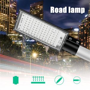 LED街灯100W AC AC 180V-240V屋外投票ライトスポットライトIP65防水壁ランプガーデン道路経路スポットライト