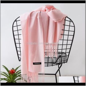 Wraps Hats, & Gloves Fashion Aessoriesexplosion Shawl Women Solid Color Artificial Cashmere Scarves Tassel Lady Winter Thick Warm Scarf High