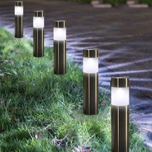 Lampade da giardino Outdoor Garden LED Landscape Luci solari Lampada da patio impermeabile in acciaio inossidabile