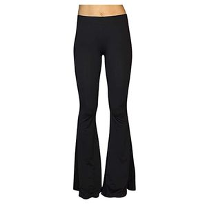 Frauen Hohe Taille Leggings Mode Sexy Hosen Gypsy Bequeme Ethnische Tribal Stretch Palazzo 70er Jahre Bell Bottom 210915