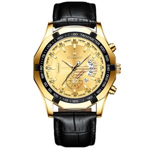 Watchbr-novo relógio colorido esportes estilo relógios de moda (face dourada cinto)