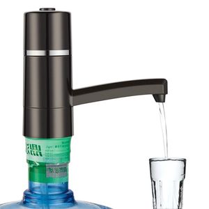 Su şişeleri kısa zarif tasarım paslanmaz çelik otomatik elektrikli taşınabilir pompa dağıtıcı galon içme şişe şalteri