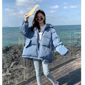 Off Season Clearance Women's Winter Cotton Padded Clothing Down Bomull Barnad Jacka Kort Koreansk version Lös 210819