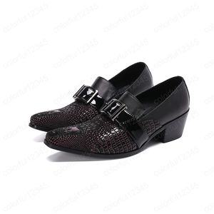 Party homens formais Oxford sapatos de couro genuíno vestido de negócios de couro mais tamanho