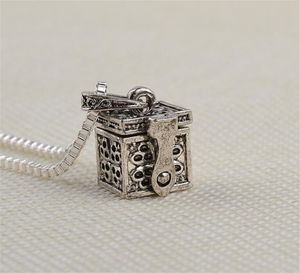 wholesale Collana con pendente in urna per cremazione con carta d'identità per cani per ricordi commemorativi di gioielli in ceneri in acciaio inossidabile