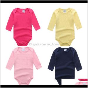 Strampler Jumpsuitsrompers Kleidung Baby Kinder Mutterschaft Drop Lieferung 2021 Strampler Großhandel 100 Prozent Baumwolle Baby Junge Mädchen Overalls Babys O