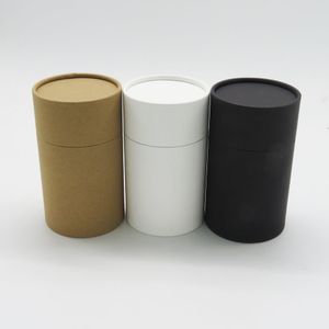 Kraft Box Paperboard Canister Cylindar Round Oil Bottle Jar Cardboard Tube 210517