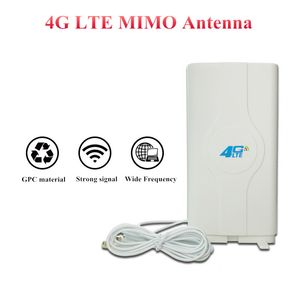 3g 4g 88dbi Lte Antenna Mobile Mimo Panel Antennas SMA CRC9 TS9 Male Connector Indoor Antena with 2M Cable