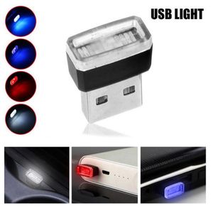 USB Car LED Atmosphere Lights Decorative Lamp Emergency Lighting Universal For PC Portable PDA Plug and Play