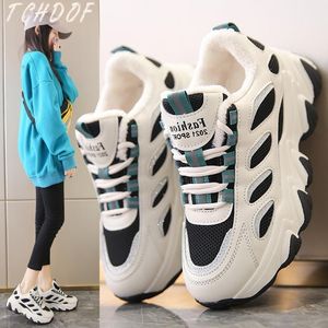 Kinds All Shoes Boots Women of Ventilation Ins Korean Casual Thick Sole Sneakers 2021 Platform 34322