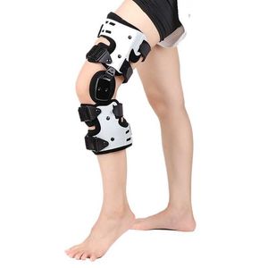 OA Joelho Brace para Artrite Ligament Medial Hinged Knee Apoio Osteoartrite Joelho Da Arenga Dor Sports Unloading Q0913