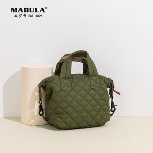 Abendtaschen MABULA Frauen Winter Luxus Steppkissen Tote Handtasche Weibliche Marke Design Mini Feder Daunen Gepolsterte Umhängetasche Telefon Geldbörsen