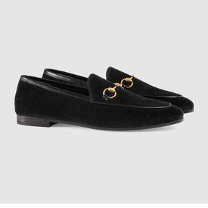 Herrklänningskor Nya designer loafers Womens förare Suede Classic Party Luxder Slip On Driving Wedding Shoe For Women Men Black Velvet Size35 till 46