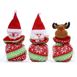 33 см * 15 см Рождественские мешки для подарков и подарков Рождественские украшения для дерева в помещении декор украшения судно-по DHL FedEx UPS CO541