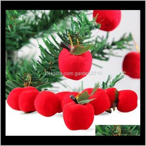 Decorazioni Chiristmas 12Pcslot Artificiale Piccolo Mini Rosso S Decorazione Regalo Per Albero Di Natale Ornamento Ocwgz Blpcw