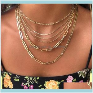 Chains Necklaces & Pendants Jewelrychains Arrived Hip Hop Long Chain Square Link Iced Out Bling Micro Pave Cz Women Modern Necklace Choker J