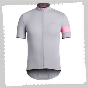 Pro Team Rapha Cykling Jersey Mens Sommar Snabb Torka Sport Uniform Mountain Bike T Shirts Väg Cykel Toppar Racing Kläder Utomhus Sportkläder Y21041382