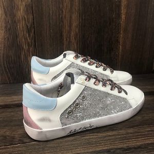 Golden Goosee Designer Italien Deluxe Körbe Sneakers Frauen Freizeitschuhe Klassiker weiß do alter Pailletten Dirty Man Sup