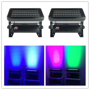 2pcs RGBWA UV 6in1 impermeabile ip65 led città luce di colore 48X18w wall washer led stage dj illuminazione evento per esterno
