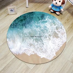 Carpets Round Carpet Computer Swivel Chair Cushion Hanging Basket 3D Printed Customizable Size Floor Mat