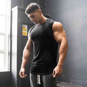 Muscleguys Brand mens sleeveless vest Summer men Tank Tops Clothing Bodybuilding Undershirt Casual Fitness tank tops tees 210421