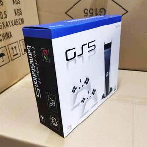 Wholesale 50%off TV Game Console 8 Bit Game Box With 200 Classic Juegos AV Output GS5 Retro Video Mini Games Station Dual Wired Controller Y11195 ottie