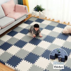 2,5 cm/1,2 cm/1 cm Baby Puzzle Play Mat Kids Interlocking Training Rugs Golvplattor Toys Soft Carpet Pad Eva Foam 220212