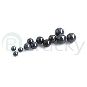 DHL !!! Silikonkarbid Sphere Sic Smoking Terp Pearls 4mm 5mm 6mm 8mm Black Pearl For Beveled Edge Quartz Banger Nails Glass Water Bongs